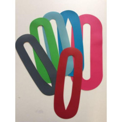 Patch PVC pour Boitier d'Aileron US pour I.SUP 28cm Bleu