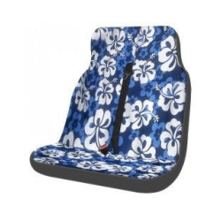 Housse de siège double hibiscus bleu surf pistols