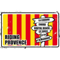 Plaque Déco Surfpistols Riding Provence